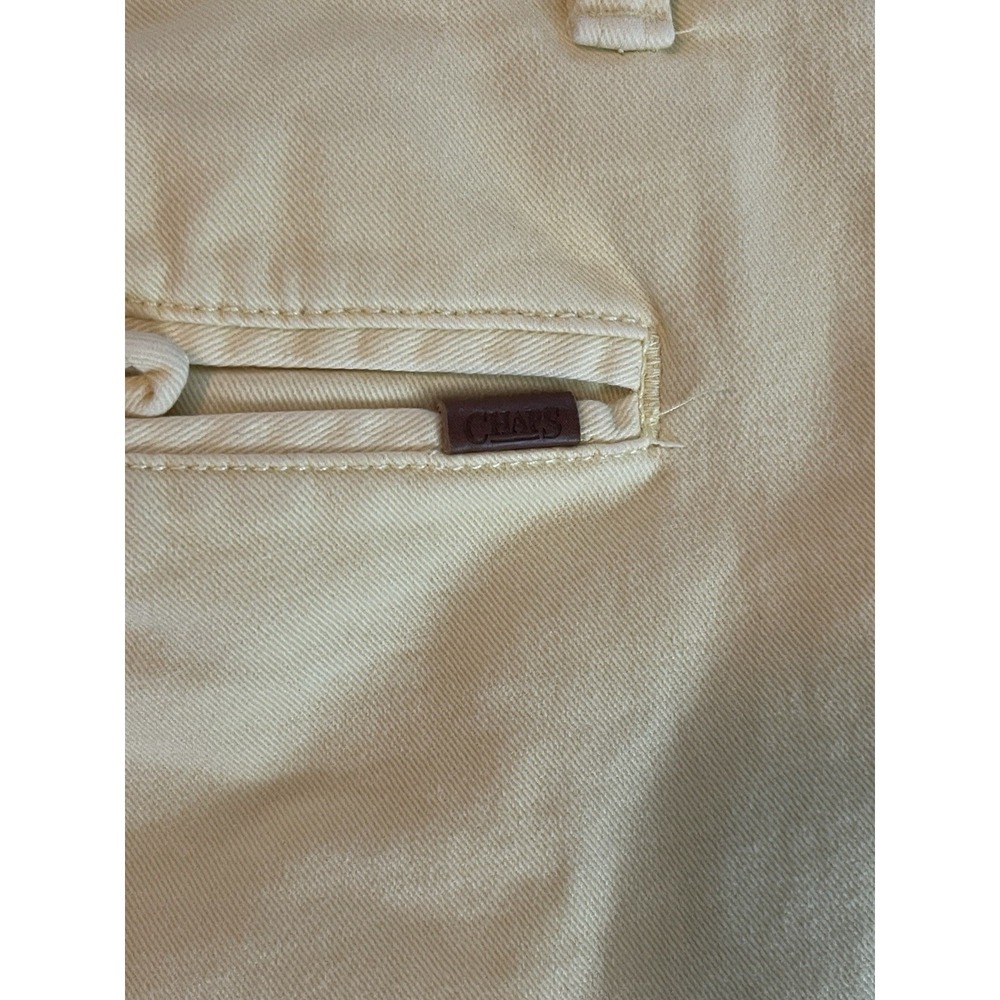 Chaps Men's Stretch Yellow Shorts Size 36 - Picture 5 of 5
